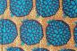 Preview: TURQUOISE SEEDBALL Waxprint Stoff